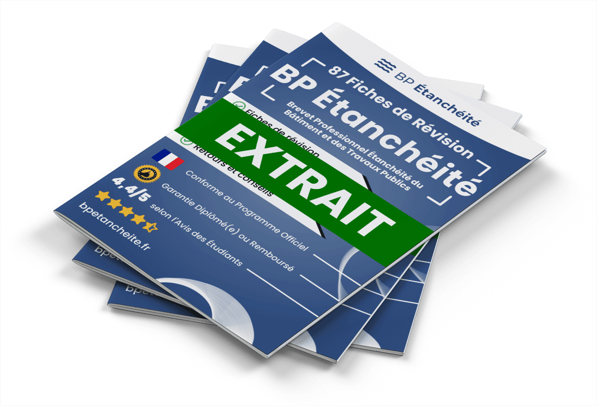 Extrait Fiches Révision gratuites BP Étanchéité